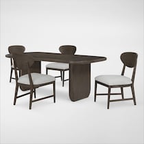 tahoe dining brown  pc dining room   