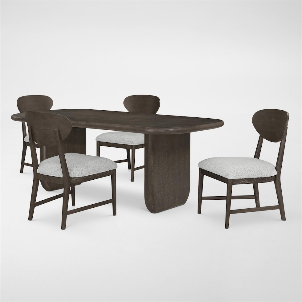 tahoe dining brown  pc dining room   