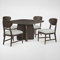 tahoe dining brown  pc dining room   