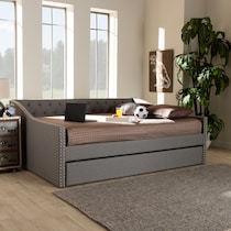 taite gray full bed   