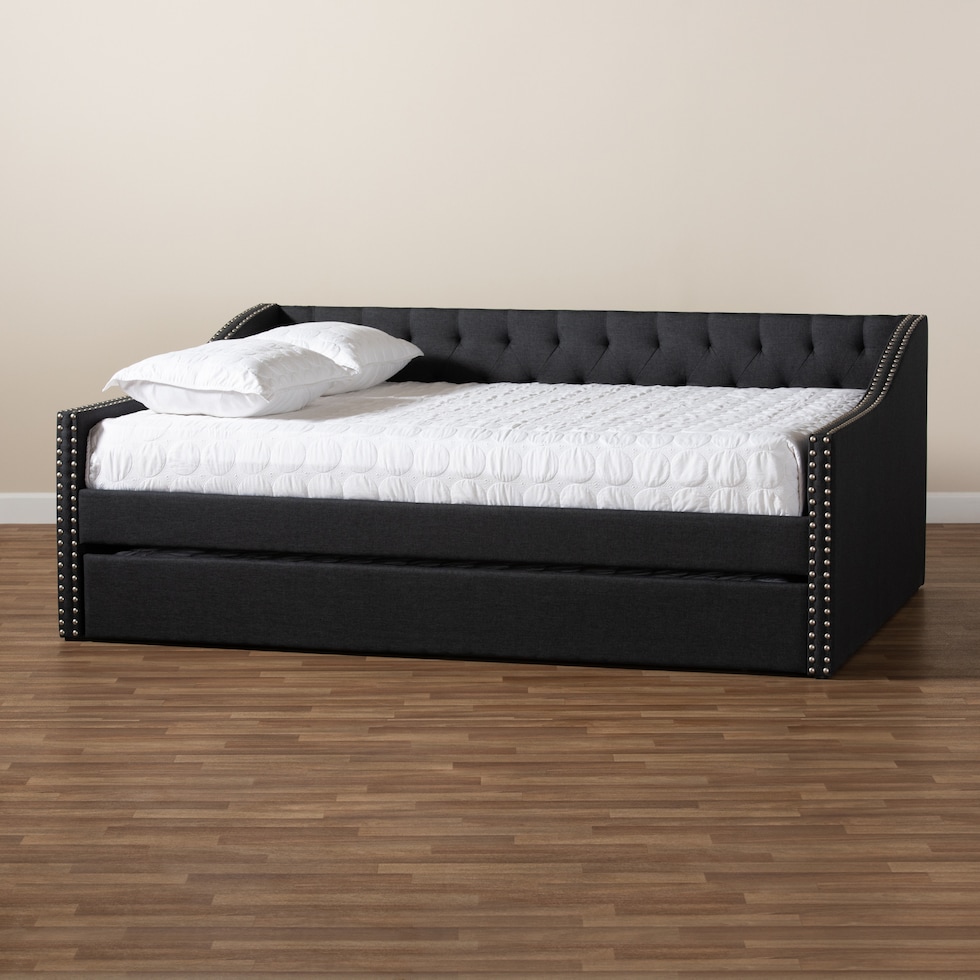 taite gray queen bed   