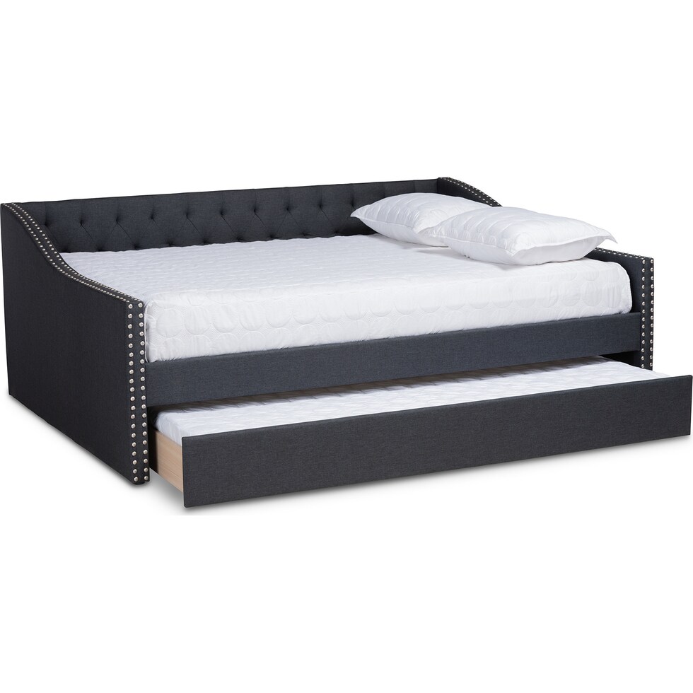 taite gray queen bed   
