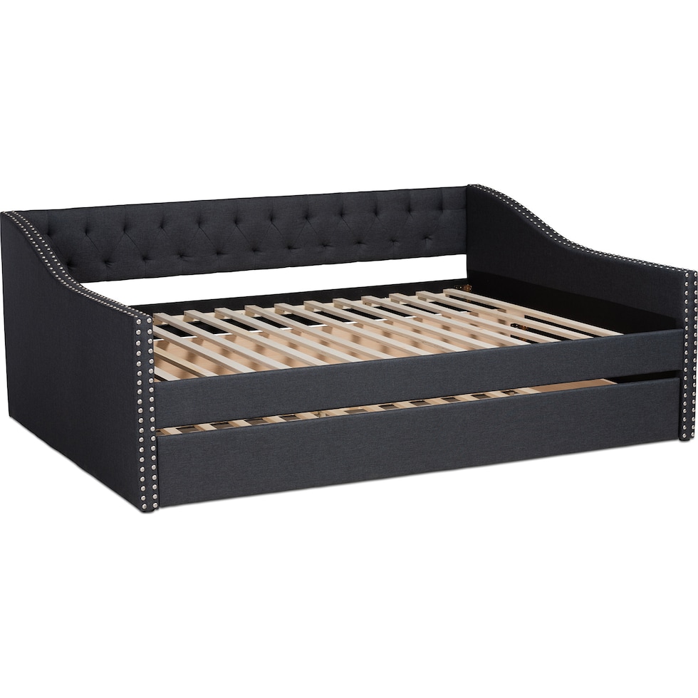 taite gray queen bed   