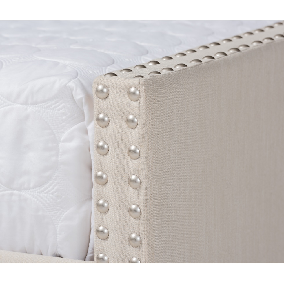 taite neutral queen bed   