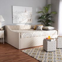 taite neutral queen bed   
