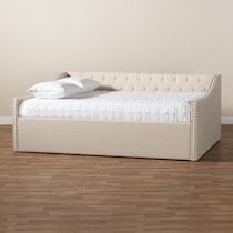 taite neutral queen bed   