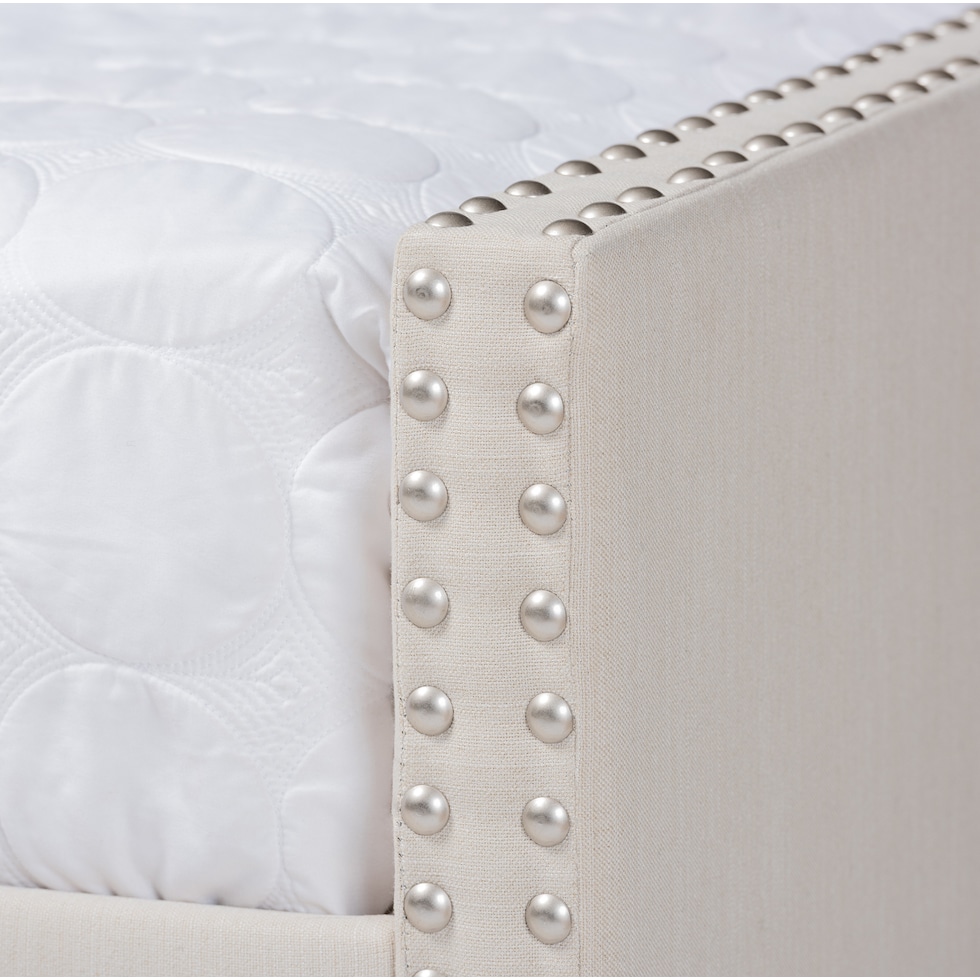 taite neutral queen bed   