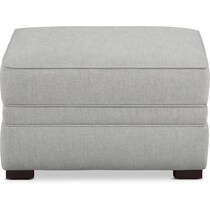 tallulah gray ottoman   