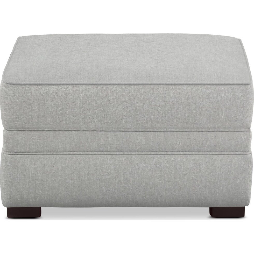 tallulah gray ottoman   