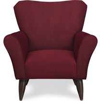 tallulah red accent chair   