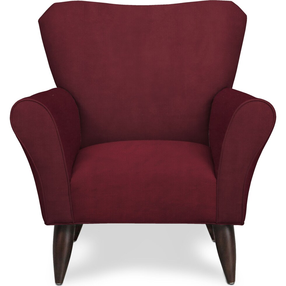 tallulah red accent chair   