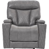 talmadge gray power recliner   