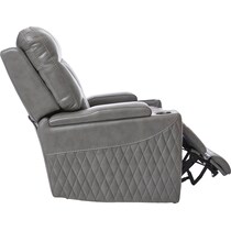 talmadge gray power recliner   