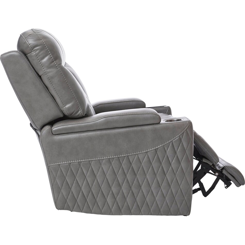 talmadge gray power recliner   