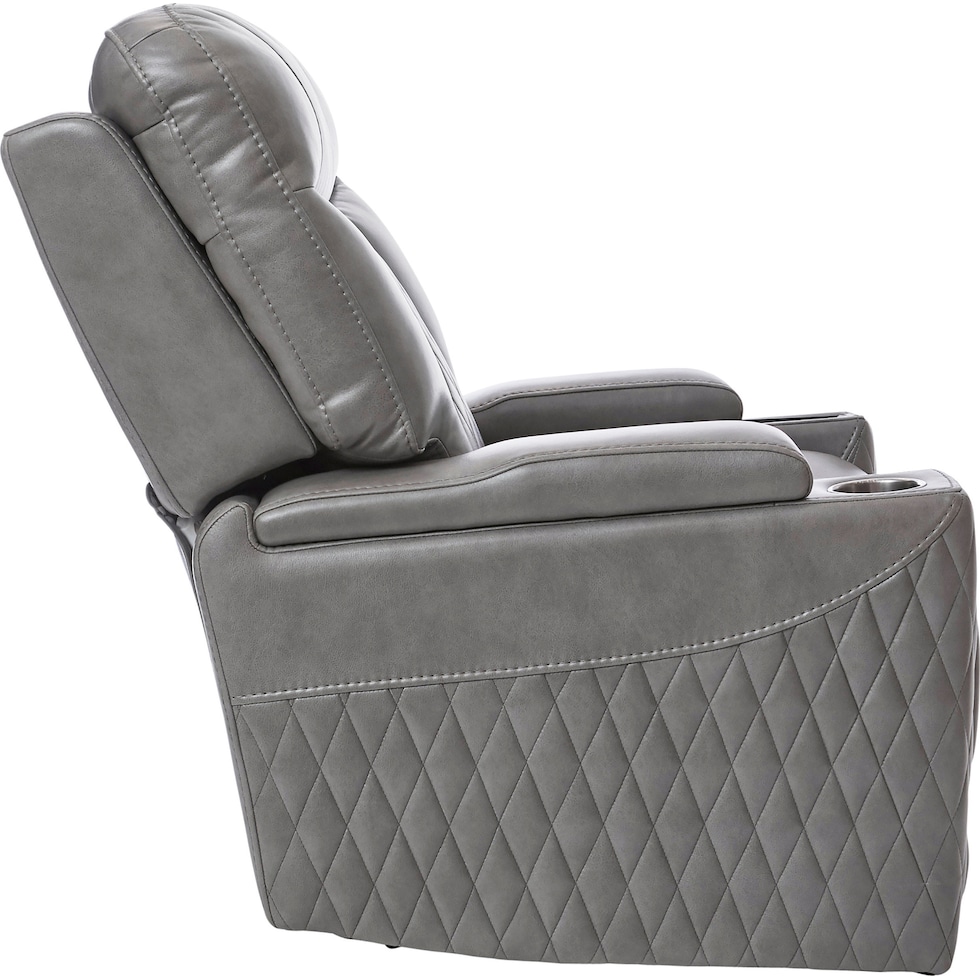 talmadge gray power recliner   