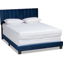talulla blue queen bed   
