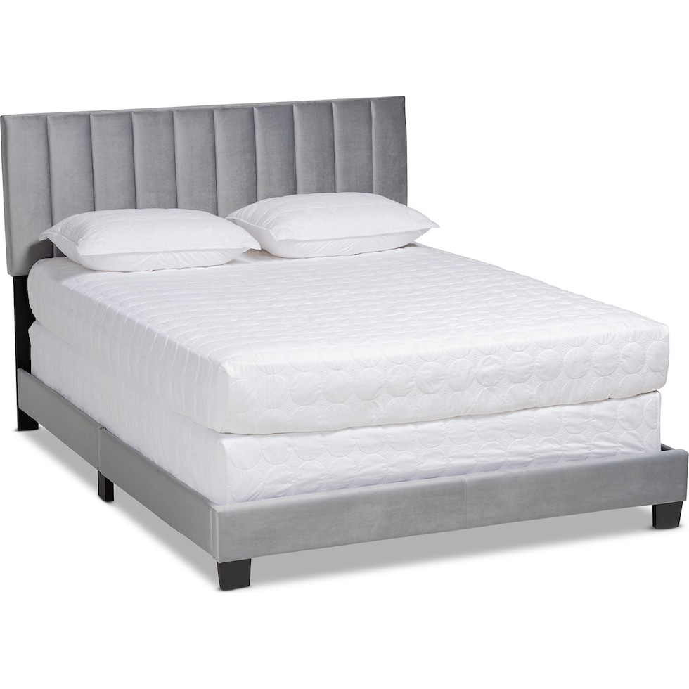 talulla gray queen bed   