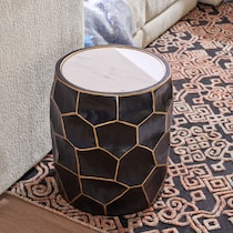 tanner black accent table   