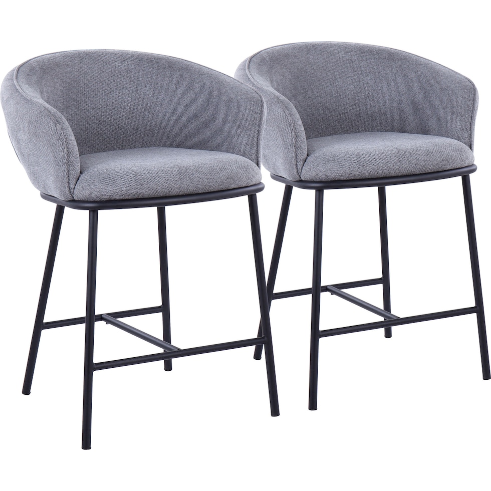 tansy gray counter height stool   