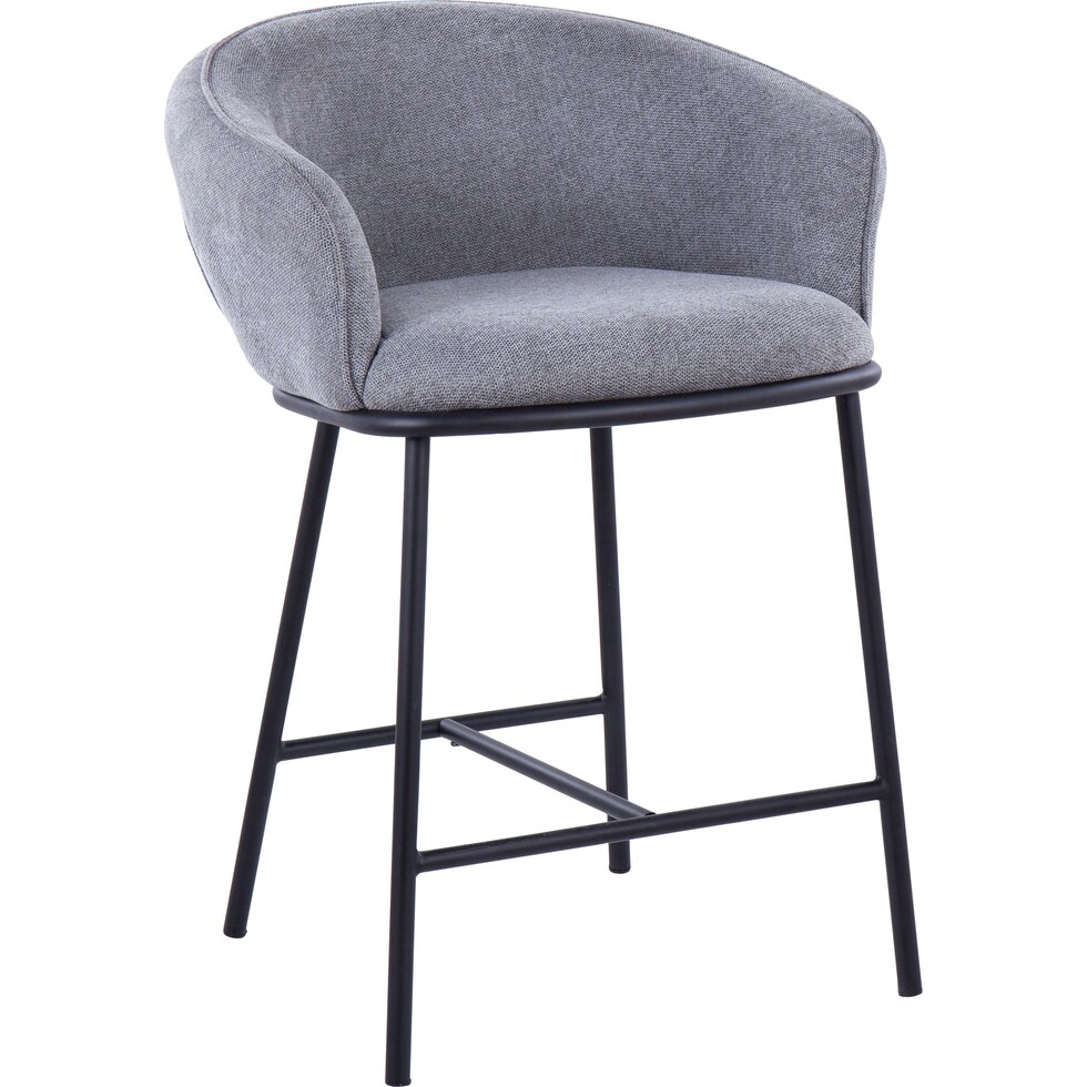 tansy gray counter height stool   