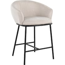 tansy white counter height stool   
