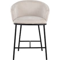 tansy white counter height stool   