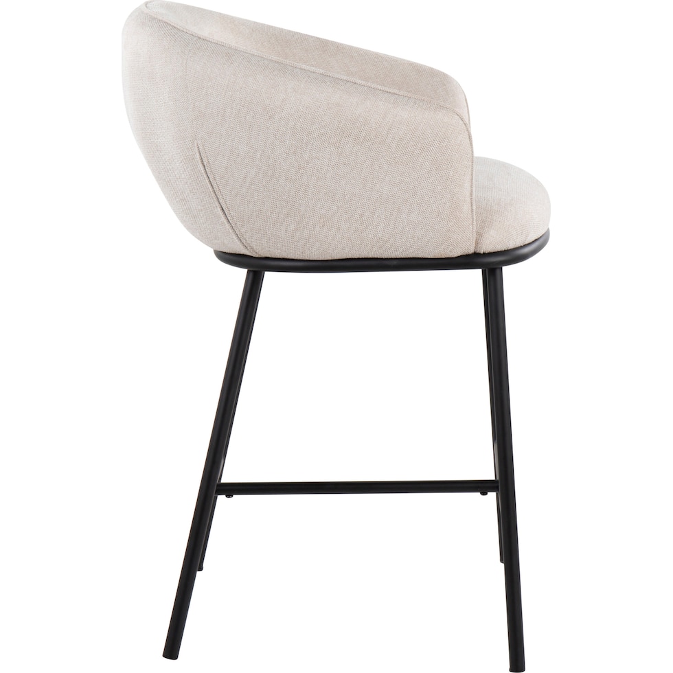 tansy white counter height stool   