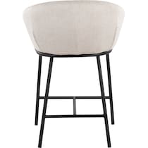 tansy white counter height stool   