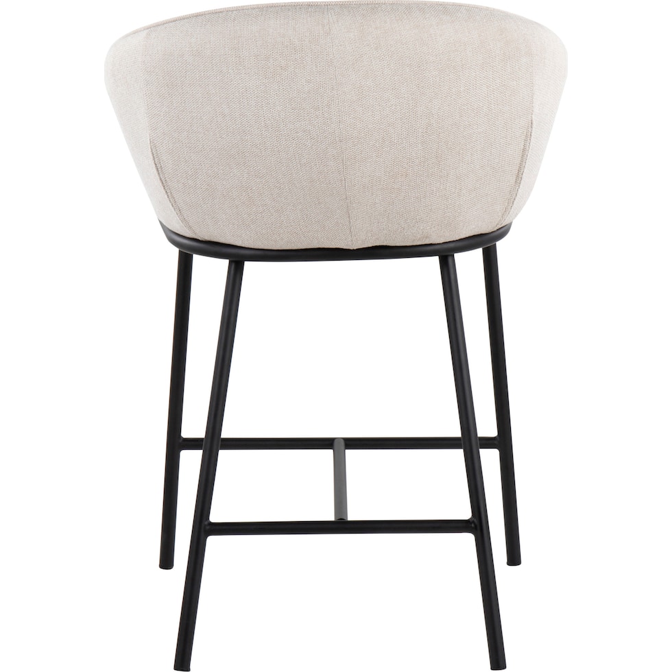 tansy white counter height stool   