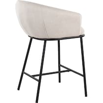 tansy white counter height stool   