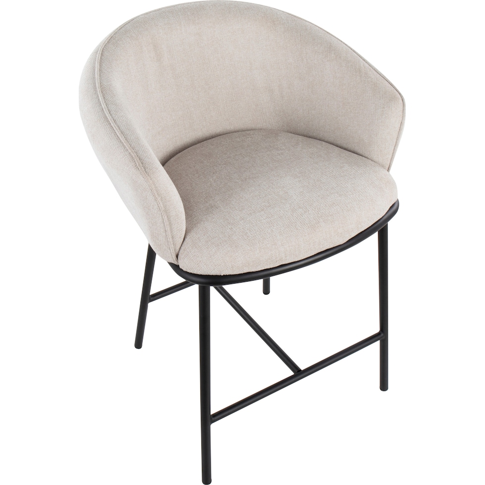 tansy white counter height stool   
