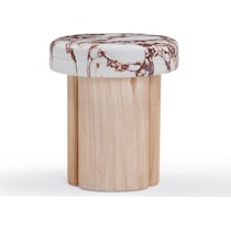 taos neutral side table   