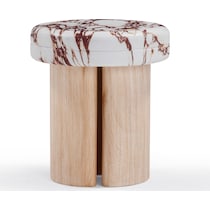taos neutral side table   