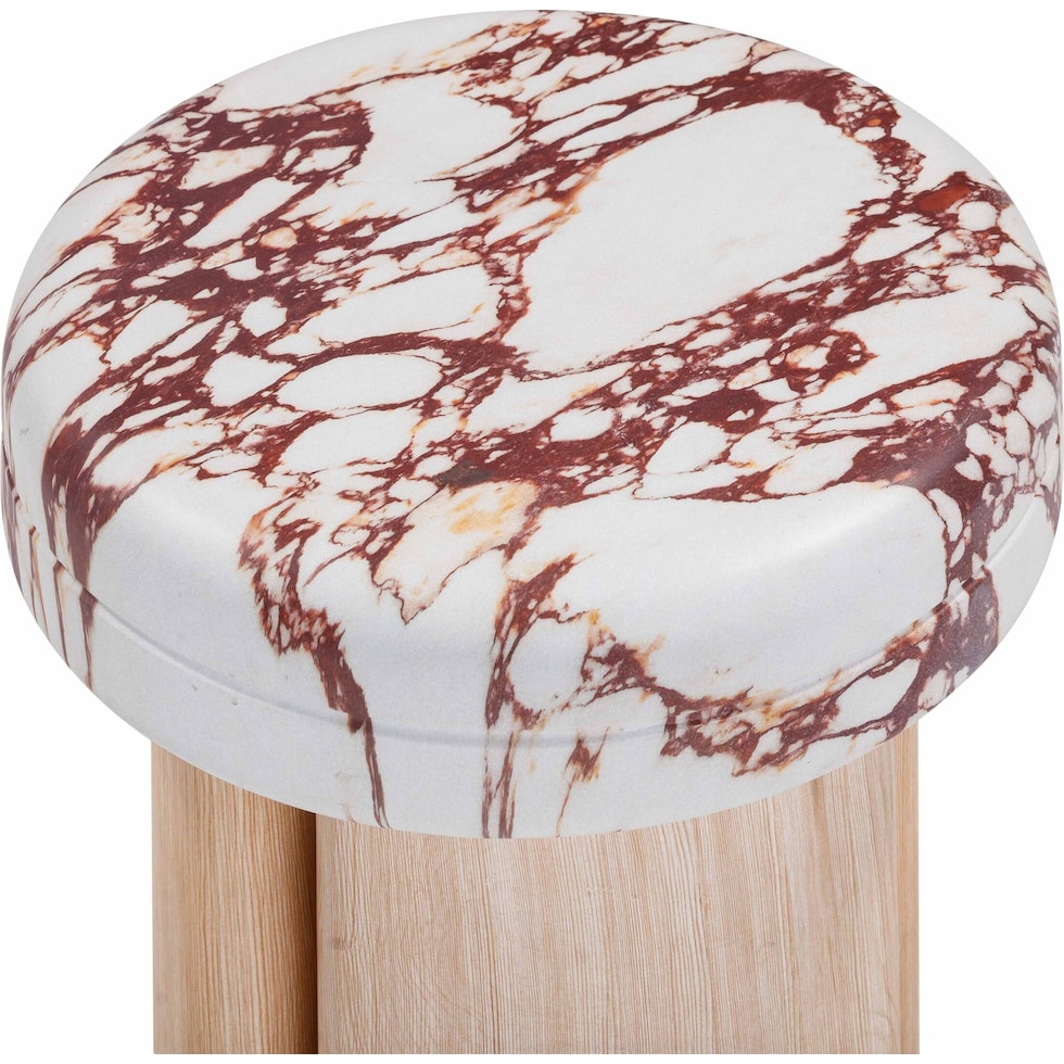 taos neutral side table   