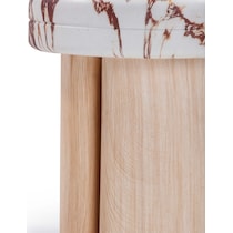 taos neutral side table   