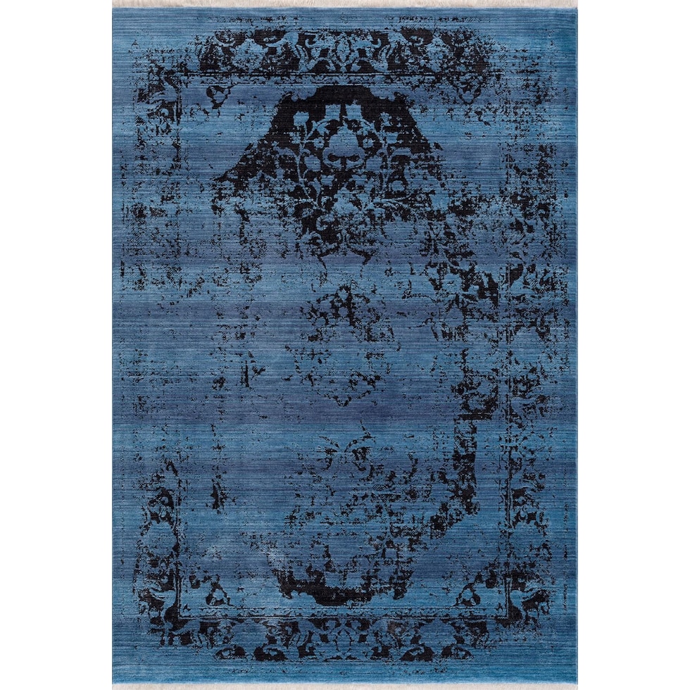 tasha blue area rug  x    