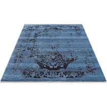 tasha blue area rug  x    