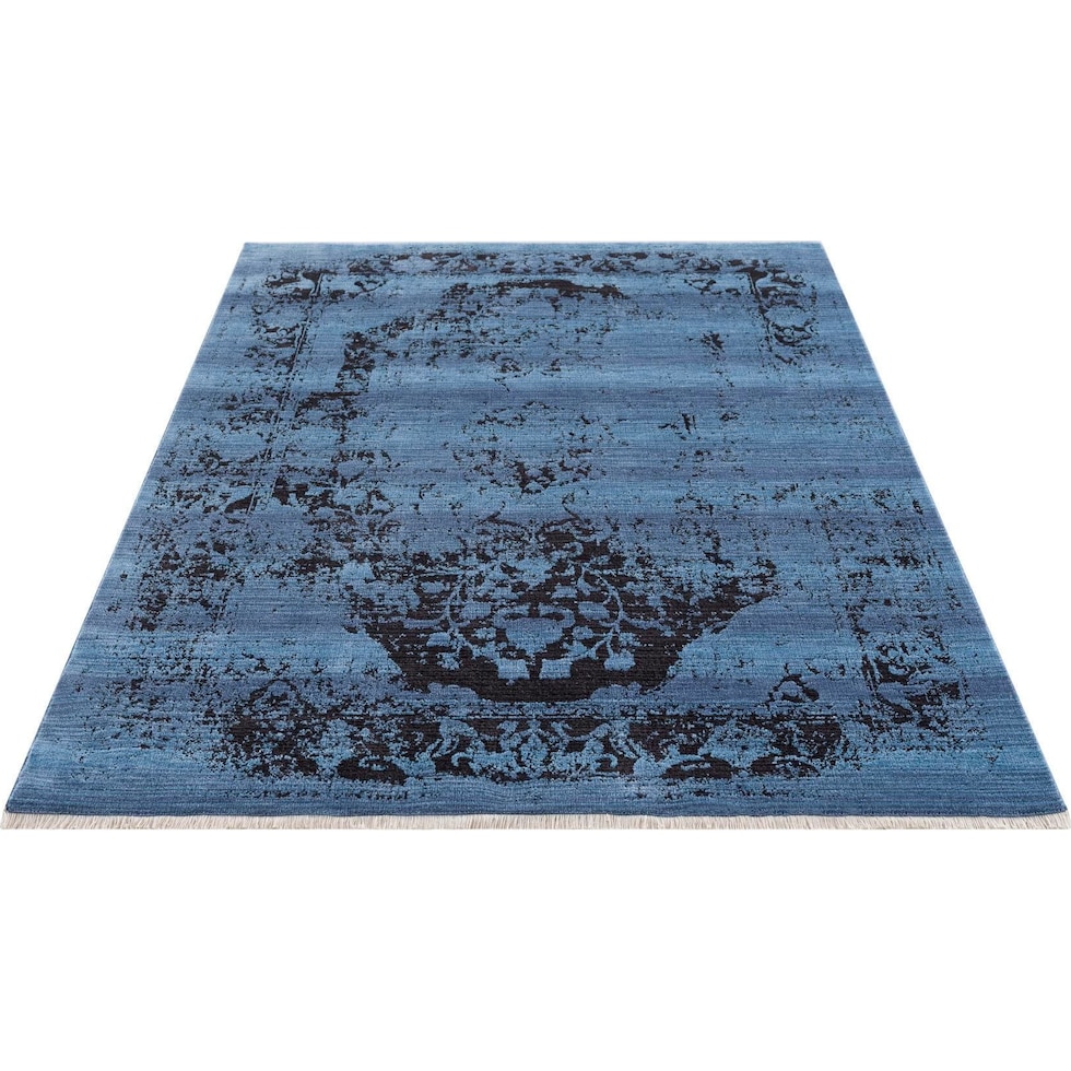 tasha blue area rug  x    