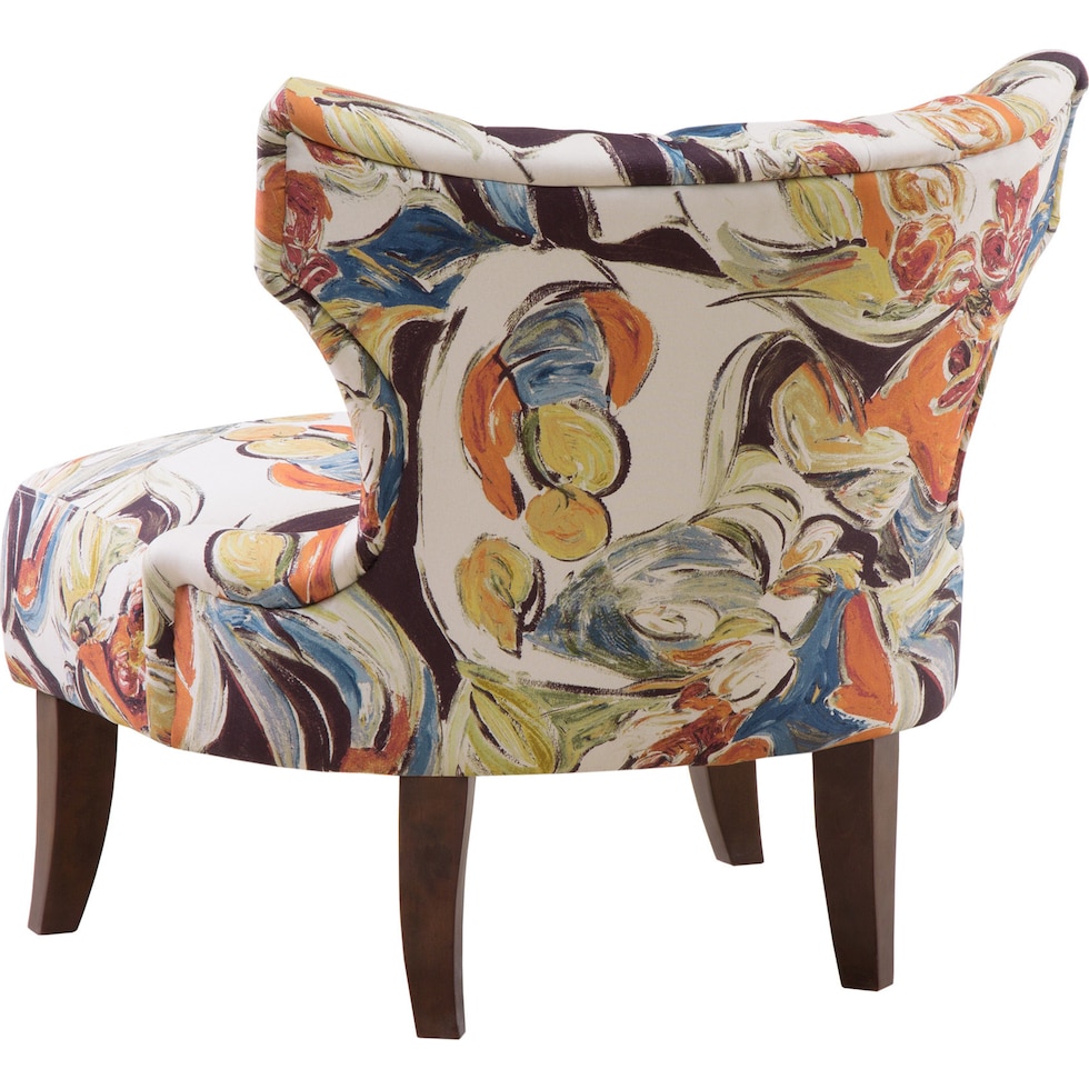 tayla multicolor accent chair   