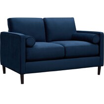 taylor blue loveseat   