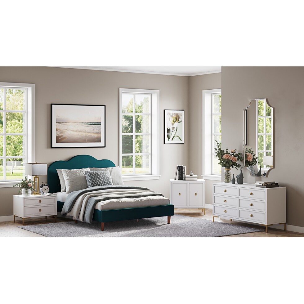 taylor green full bed   