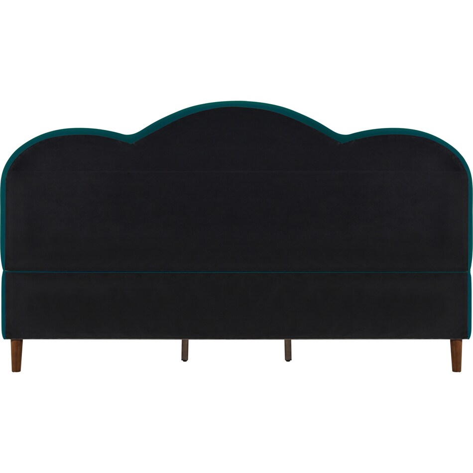 Taylor King Platform Bed Teal Value City Furniture