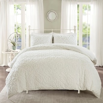 taylor white king california king bedding set   