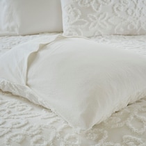 taylor white king california king bedding set   