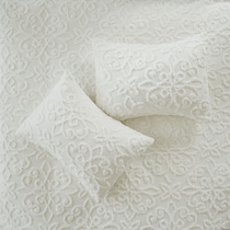 taylor white king california king bedding set   