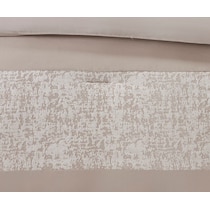 teagan light brown california king bedding set   