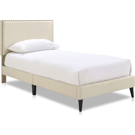 Teagan Twin Upholstered Platform Bed