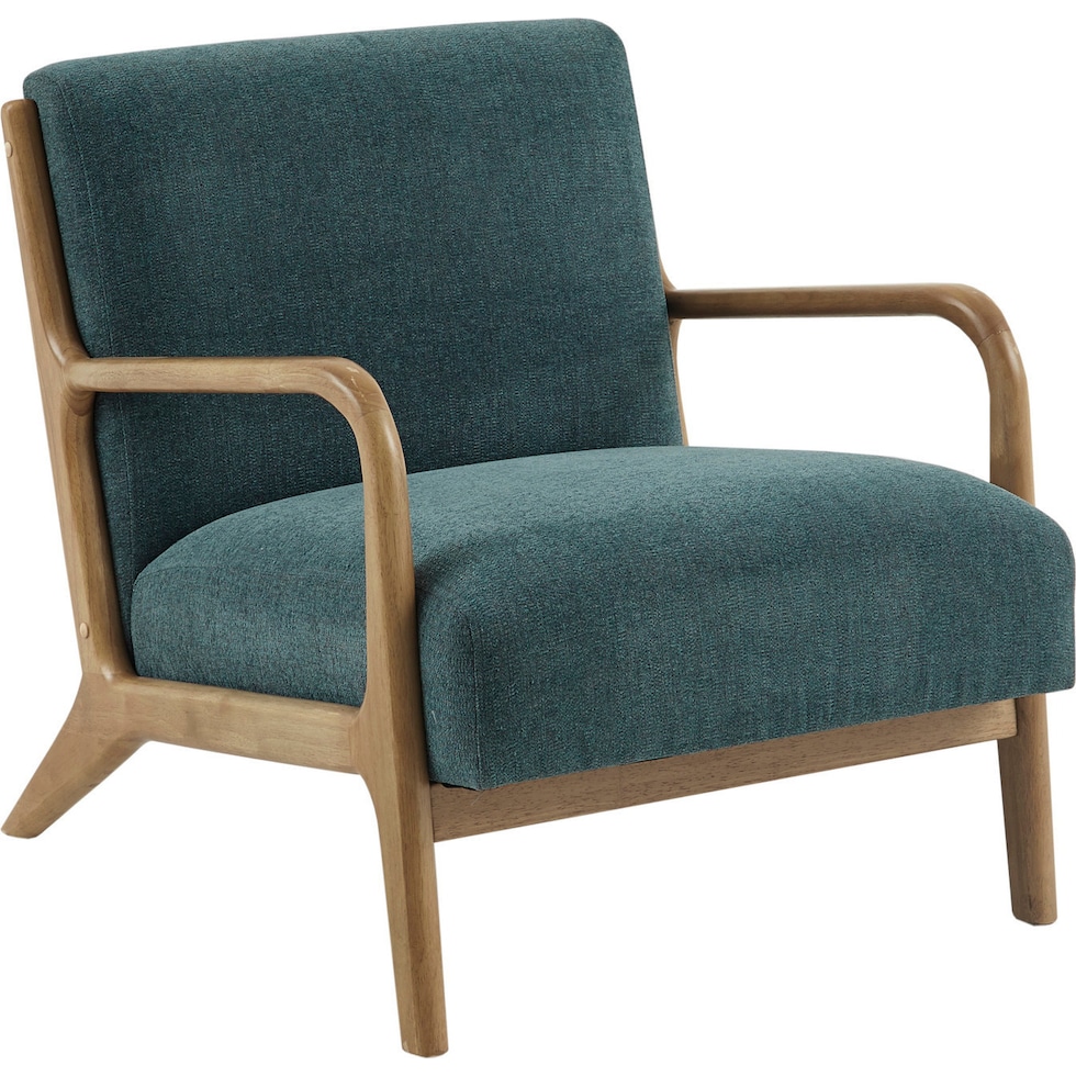teal accent chair   