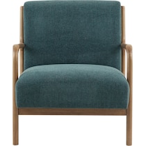 teal accent chair   