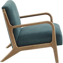 teal accent chair   